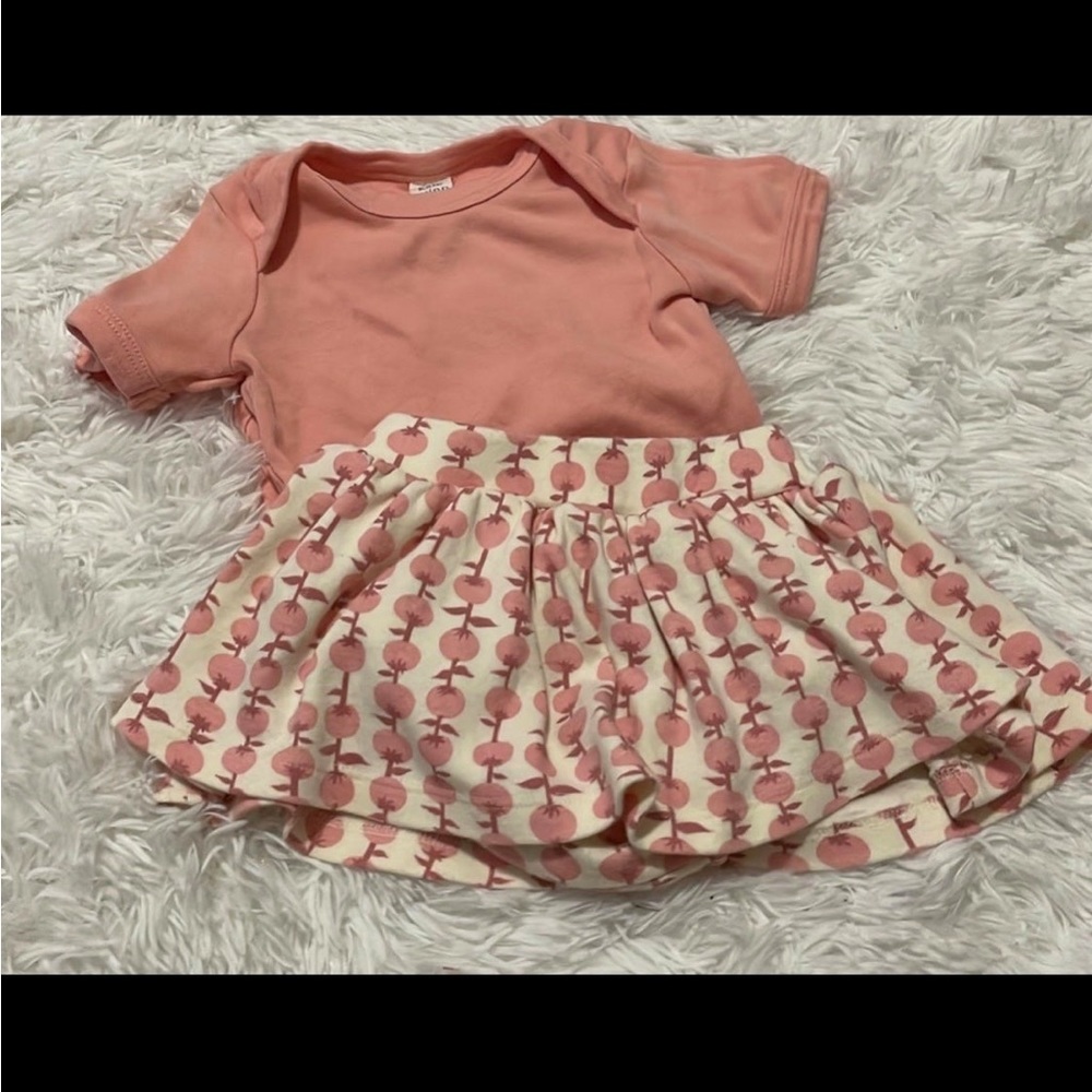 Kate Quinn Rose Berry Vine Skirted Bloomer & Matching Onesie | 6-12 months